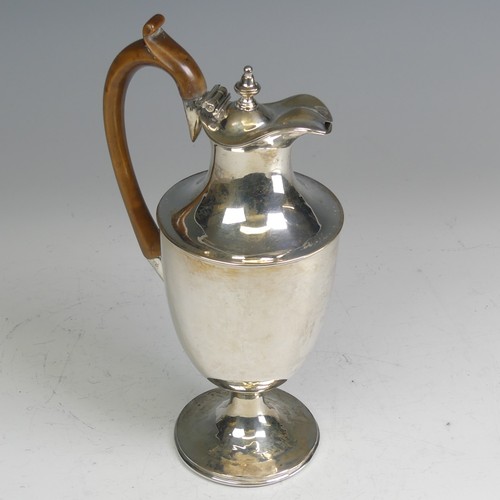 103 - A Victorian silver Hot Water Pot, by John Aldwinckle & Thomas Slater, hallmarked London 1887, wi... 