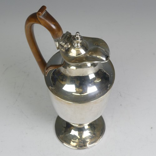 103 - A Victorian silver Hot Water Pot, by John Aldwinckle & Thomas Slater, hallmarked London 1887, wi... 