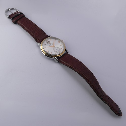 232 - Maurice Lacroix; a 'Grand Guichet' automatic Wristwatch, ref. 58789, stainless steel and 18ct gold b... 