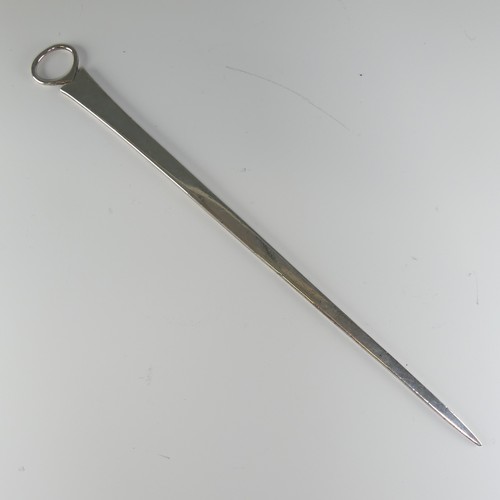 120 - A George III silver Meat Skewer, by George Gray, hallmarked London, 1788, 30cm long, 2.6ozt.... 