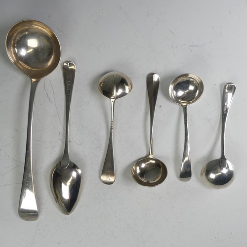 138 - An Edward VIII silver Soup Ladle, by Walker & Hall, hallmarked Sheffield, 1936, Old English patt... 