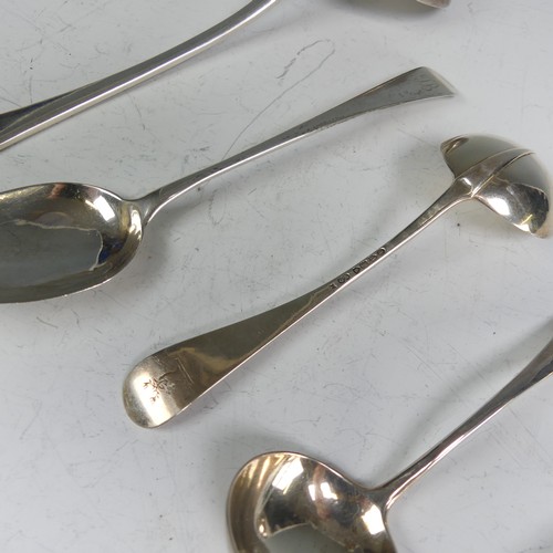 138 - An Edward VIII silver Soup Ladle, by Walker & Hall, hallmarked Sheffield, 1936, Old English patt... 