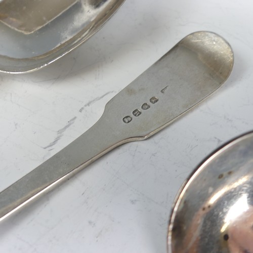 142 - A pair of George III silver Table Spoons, by Joseph Ash I, hallmarked London 1812, fiddle thread and... 