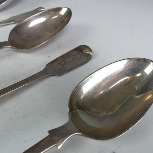 143 - A set of three Victorian silver Table Spoons, by John Aldwinckle & Thomas Slater, hallmarked Lon... 