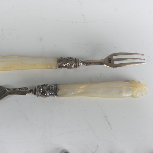 153 - A set of five William IV silver Forks, by William Bateman II, hallmarked London, 1833, Old English t... 