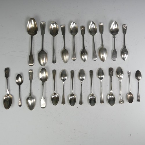 158 - A set of six George V silver Teaspoons, by Adolph Scott, hallmarked Birmingham, 1929, Old English pa... 