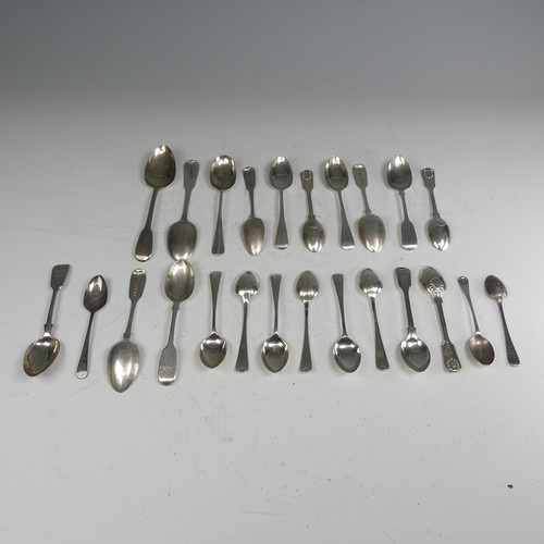 158 - A set of six George V silver Teaspoons, by Adolph Scott, hallmarked Birmingham, 1929, Old English pa... 