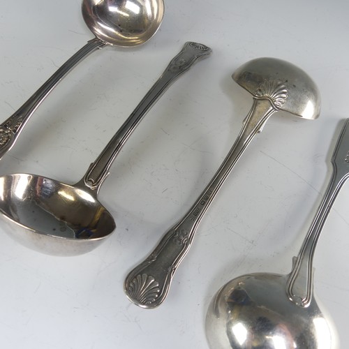 165 - A William IV silver Sauce Ladle, by William Eaton, hallmarked London 1835, King's pattern, 18.2cm lo... 