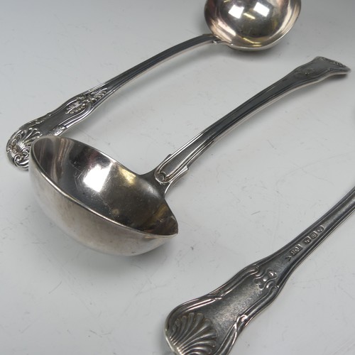 165 - A William IV silver Sauce Ladle, by William Eaton, hallmarked London 1835, King's pattern, 18.2cm lo... 