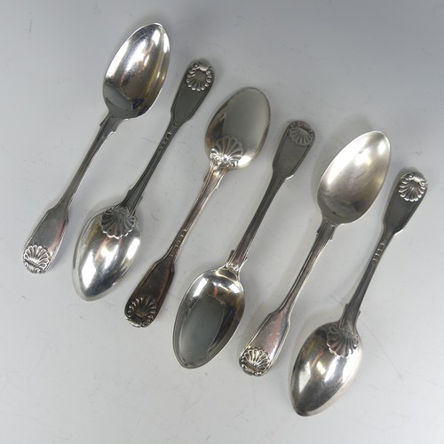 175 - A set of six William IV silver Dessert Spoons, by John, Henry & Charles Lias, hallmarked London,... 