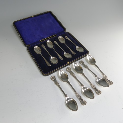 180 - A cased set of George V silver Coffee Spoons, by Barker Brothers, hallmarked Chester, 1912, together... 