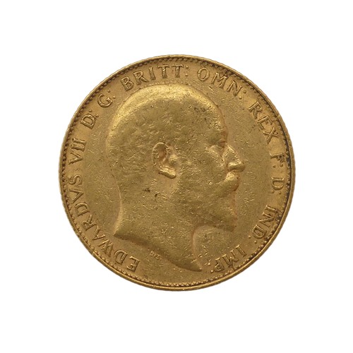 499 - An Edwardian gold Sovereign, dated 1908.