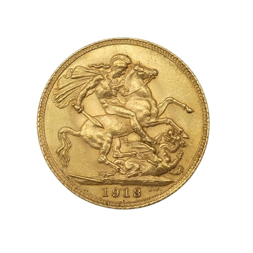 503 - A George V gold Sovereign, dated 1913.