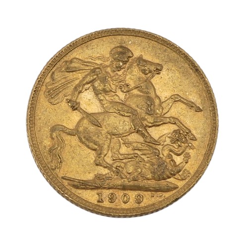 506 - An Edwardian gold Sovereign, dated 1909.