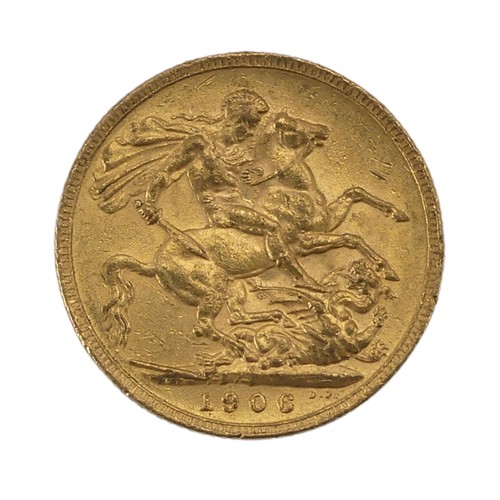 508 - An Edwardian gold Sovereign, dated 1906.