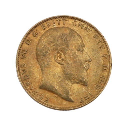 510 - An Edwardian gold Sovereign, dated 1910.