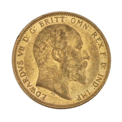 512 - An Edwardian gold Sovereign, dated 1907, Sydney mint mark.