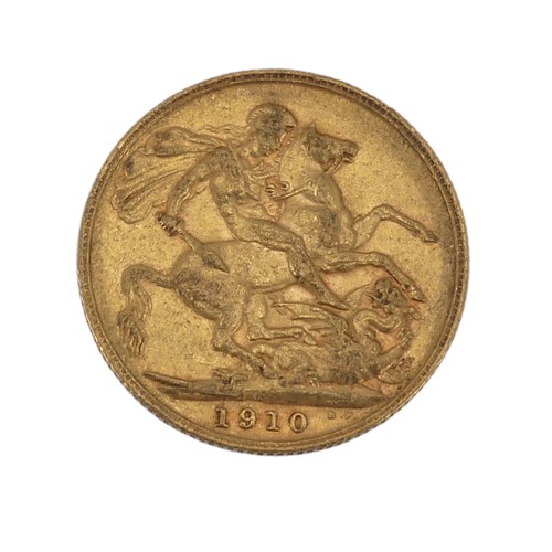 515 - An Edwardian gold Sovereign, dated 1910, Perth mint mark.