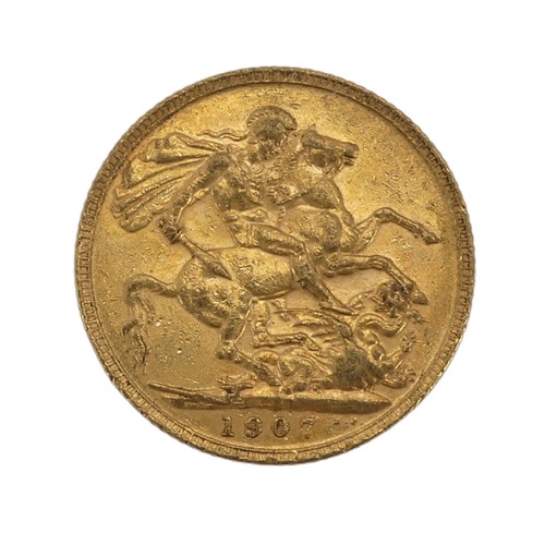 517 - An Edwardian gold Sovereign, dated 1907.