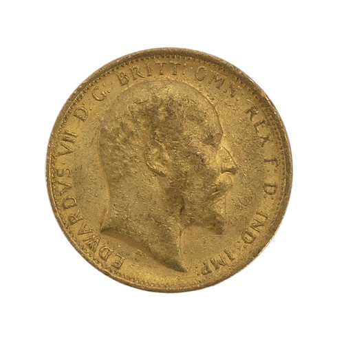 519 - An Edwardian gold Sovereign, dated 1905, Sydney mint mark.