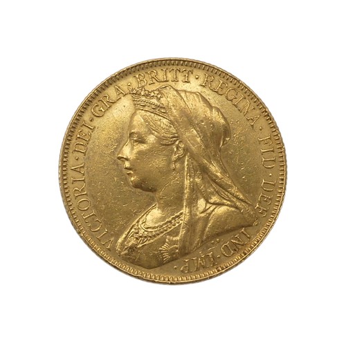 520 - A Victorian gold Sovereign, dated 1901, Perth mint mark.