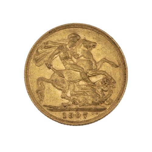 521 - An Edwardian gold Sovereign, dated 1907.