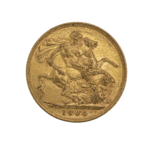 522 - An Edwardian gold Sovereign, dated 1904.