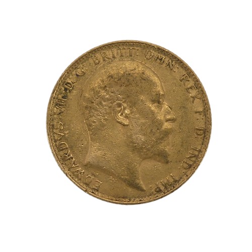 525 - An Edwardian gold Sovereign, dated 1907.