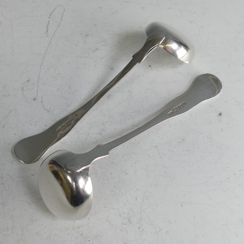 199 - A pair of Victorian Scottish silver Toddy Ladles, by James McKay, hallmarked Edinburgh, 1853, 15cm l... 