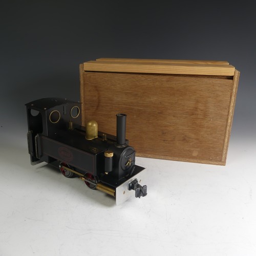 101A - Mamod, 0 gauge, Live Steam, 0-4-0 Tank Locomotive, finished in black, with alterations to buffers bu... 