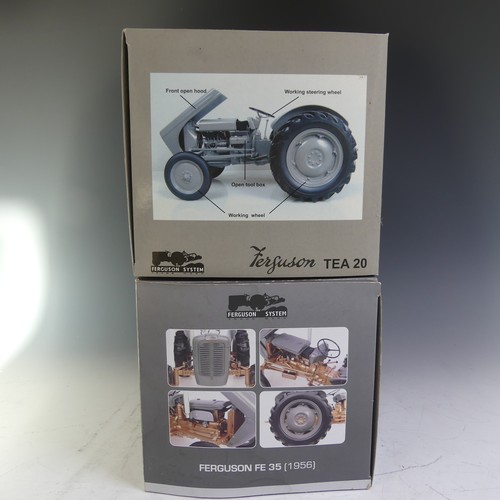 110 - Universal Hobbies (1/16th scale) Ferguson FE 35 Tractor (1956), grey, boxed, and Ferguson Tea 20, gr... 