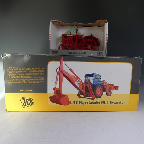 111 - Universal Hobbies (1/16th scale) JCB Major Loader Mk.1 Excavator, boxed, and a Liberty Classics Spec... 