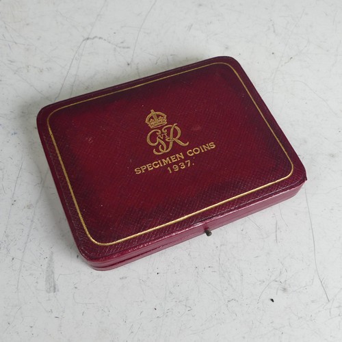 485 - A Royal Mint 1937 'Specimen Coins' four gold coin Presentation Case, note, this is the box only, coi... 