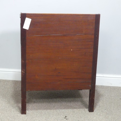 633 - A George III mahogany Commode by Gillows of Lancaster, stamped ‘Gillows, Lancaster’, W 56 cm x H 76 ... 