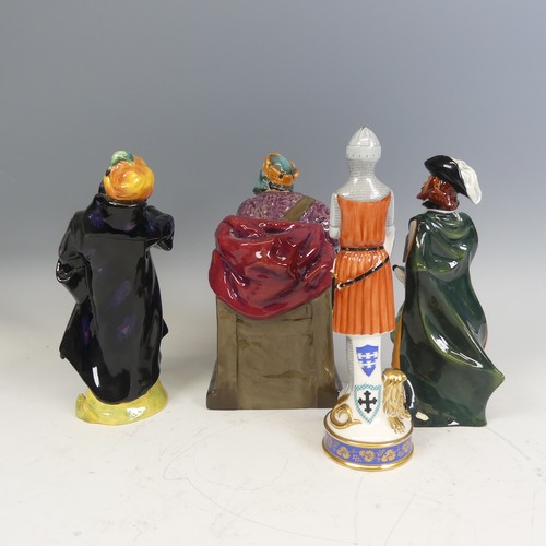 237 - A Royal Doulton character figure 'The Old King' HN2134, together with a Royal Doulton Figure of 'Cav... 