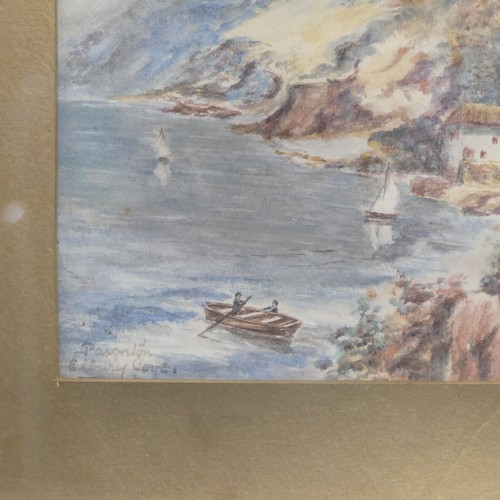 325 - Alfred Leyman (British, 1856-1933), Lynmouth, watercolour, signed lower right, 25cm x 42cm, faded, f... 