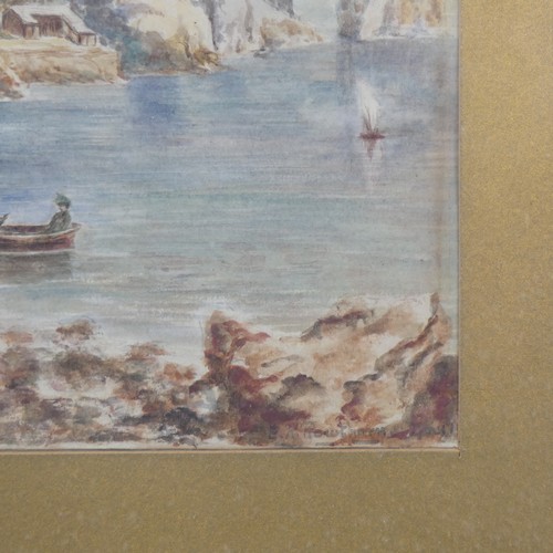 325 - Alfred Leyman (British, 1856-1933), Lynmouth, watercolour, signed lower right, 25cm x 42cm, faded, f... 