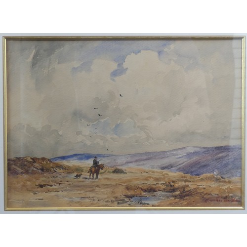 292 - Alexander Caruthers Gould (1870-1948), At Porlock Weir, watercolour, signed, 24cm x 34cm, together w... 