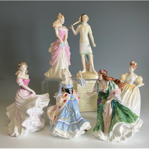 229 - A small quantity of Royal Doulton Ladies, to comprise England HN3627, Scotland HN3629, Sophie HN3995... 