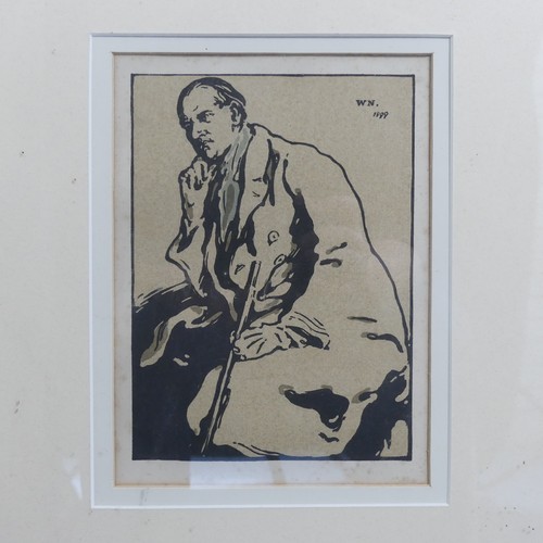 268 - William (Will) Dyson (1880-1938), Thomas Carlyle or Alas! Nothing to Denounce, etching, signed and t... 