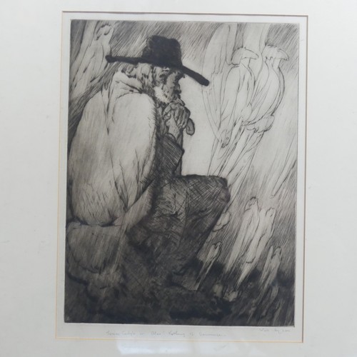 268 - William (Will) Dyson (1880-1938), Thomas Carlyle or Alas! Nothing to Denounce, etching, signed and t... 