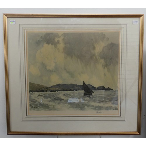 294 - Paul Henry (1876-1958), The Fishing Boat, print in colours, signed in pencil lower right, with blind... 