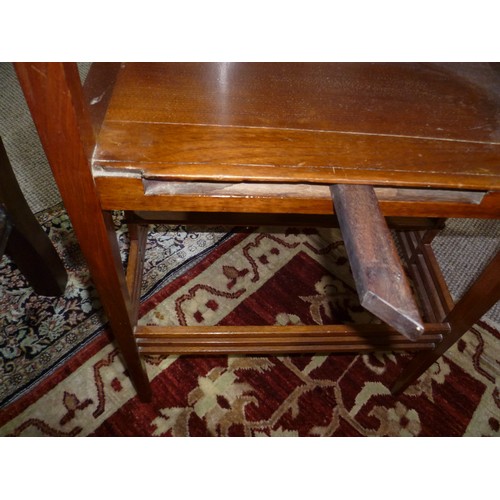 517 - In the manner of E.W. Godwin ; An Anglo-Japanese mahogany Table, often called the 'Smallhythe' table... 