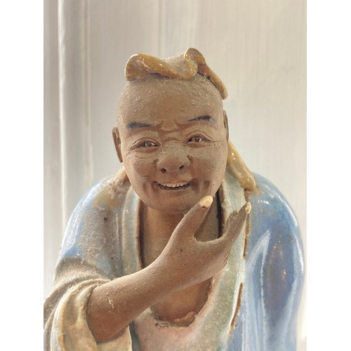 102 - A quantity of decorative Chinese pottery Figures, comprising six early 20thC depictions of Elders, t... 