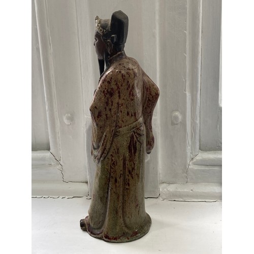 102 - A quantity of decorative Chinese pottery Figures, comprising six early 20thC depictions of Elders, t... 