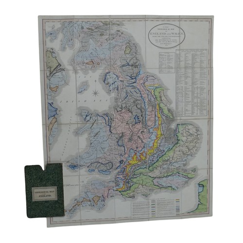 292 - Geology; Smith (William) 'A New Geological Map of England and Wales with the Inland Navigations exhi... 
