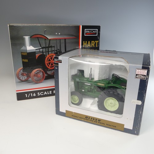 121 - A Speccast Giant 1/16 scale Hart-Parr No.3 Tractor, boxed, together with a Speccast 1/16 Oliver 990 ... 