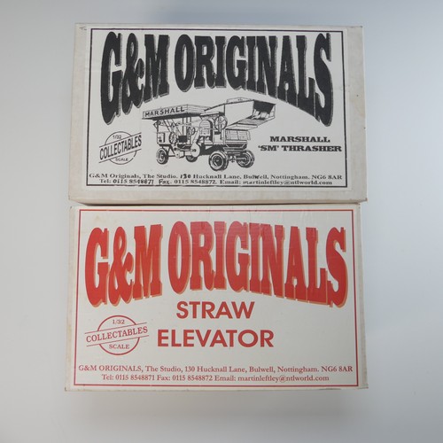 126 - G & M Originals (1/32nd scale) Straw Elevator in salmon, in original box and foam packaging, tog... 