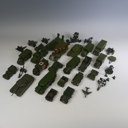 133 - Dinky Toys; Ten boxed military models, including 666 Missile Erector Vehicle with Corporal Missile a... 