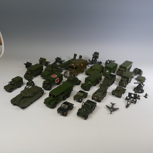 133 - Dinky Toys; Ten boxed military models, including 666 Missile Erector Vehicle with Corporal Missile a... 